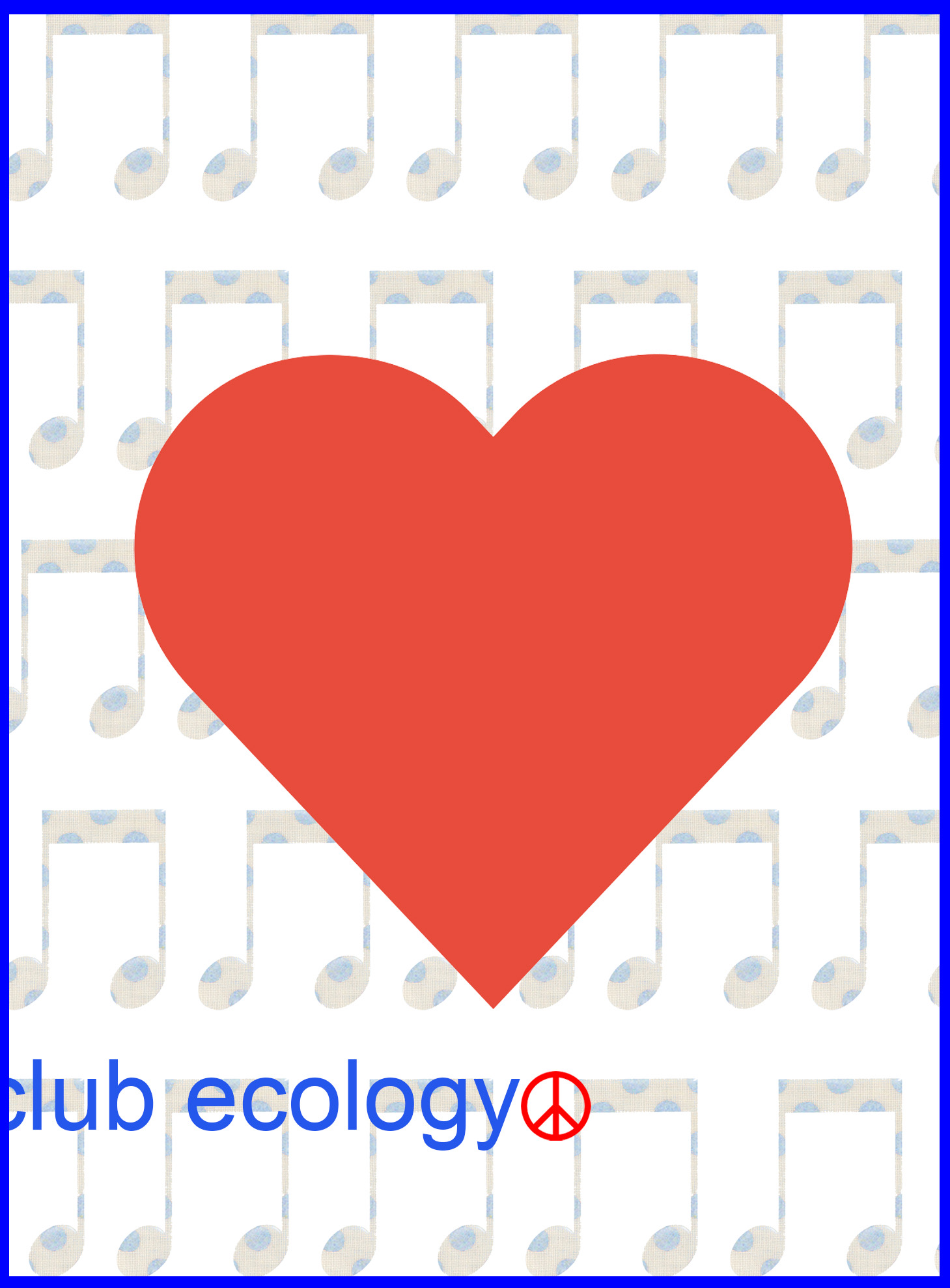 Club Ecology poster art by Brenna Sastram